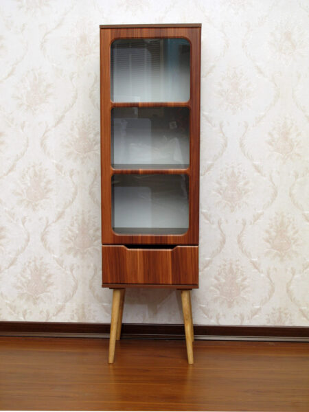 جاکتابی دربدار شیشه ای کد ۶۹۰